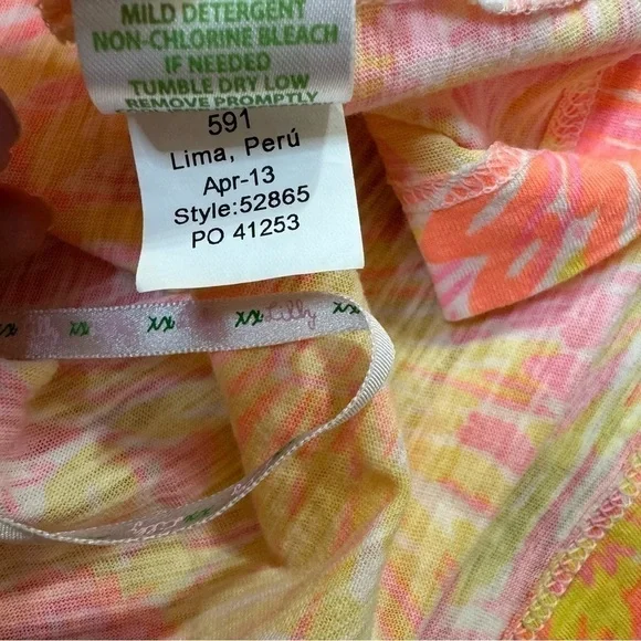 Lilly Pulitzer Lockwood Sunkissed Fluorescent Dress Size Small - Picture 4 of 8